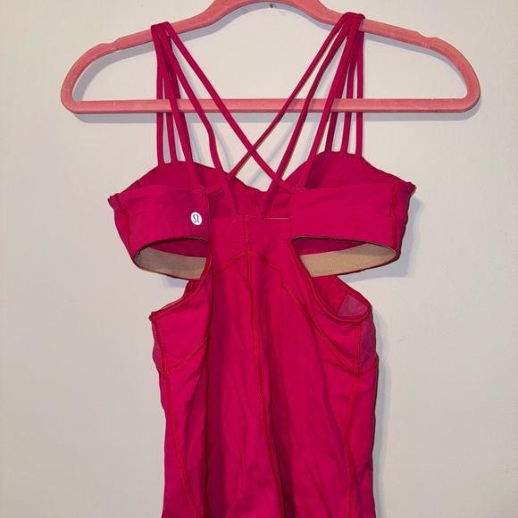 Lululemon Hot Pink Tank Top l Lightweight Athletic Tank - Picture 2 of 3